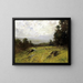 Pente de colline - Edward Gay — gerahmtes Bild an der Wand