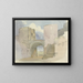 Porte du château de Bamburgh - Edward Hastings — gerahmtes Bild an der Wand