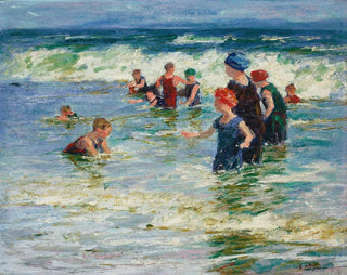 Strandszene - Edward Henry Potthast — Ansicht des Kunstwerks