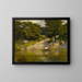 Navigation im Central Park - Edward Henry Potthast — gerahmtes Bild an der Wand