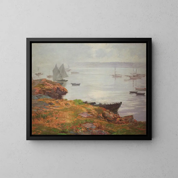 Landschaft - Edward Henry Potthast — gerahmtes Bild an der Wand
