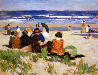 Edward Henry Potthast - On the Beach Ogunquit Maine.webp