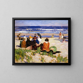 Edward Henry Potthast - On the Beach Ogunquit Maine.webp