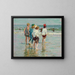 Sommertag in Brighton Beach - Edward Henry Potthast — gerahmtes Bild an der Wand