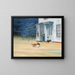 Abend in Cape Cod - Edward Hopper — gerahmtes Bild an der Wand