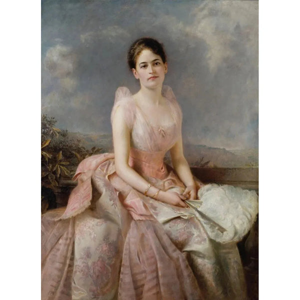 Juliette Gordon Low - Edward Hughes — gerahmtes Bild an der Wand
