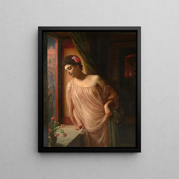 Astéri - Edward John Poynter — gerahmtes Bild an der Wand