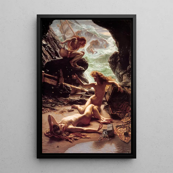 Reproduktion des Gemäldes Grotte der Nymphen des Sturms - Edward John Poynter