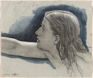 Studie eines jungen Mannes mit ausgestrecktem rechten Arm - Edward John Poynter — Ansicht des Kunstwerks