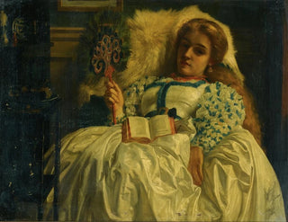 Der Pfauenfächer - Edward John Poynter — Ansicht des Kunstwerks