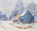 Ferme des Countys Brown im Winter - Edward K Williams — Ansicht des Kunstwerks