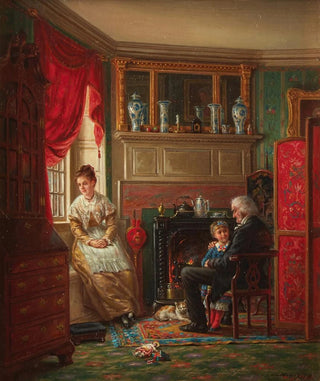 Edward Lamson Henry - By the Fire.webp