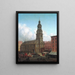 L'église néerlandaise du Nord, rues Fulton et William, New York - Edward Lamson Henry — gerahmtes Bild an der Wand