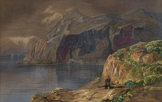 Edward Lear - A distant view of the Castel Sant Angelo Corf.webp
