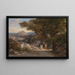 zwischen Olavano und Civitella - Edward Lear — gerahmtes Bild an der Wand