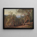 Korfu seit Santa Decca - Edward Lear — gerahmtes Bild an der Wand