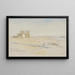 Dakkeh - Edward Lear — gerahmtes Bild an der Wand