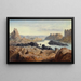Philæ - Edward Lear — gerahmtes Bild an der Wand