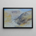 La gorge à Souk Wady Barada, Libanon - Edward Lear — gerahmtes Bild an der Wand