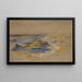 Der Nil bei Abou Seir, die zweite Katarakte, Ägypten - Edward Lear — gerahmtes Bild an der Wand