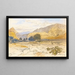 Wadi Tayibeh, Ägypten - Edward Lear — gerahmtes Bild an der Wand