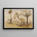 Wadi Halfa, Ägypten - Edward Lear — gerahmtes Bild an der Wand