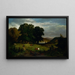 Eichen - Edward Mitchell Bannister — gerahmtes Bild an der Wand