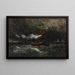 Sturm in Brenton Light - Edward Mitchell Bannister — gerahmtes Bild an der Wand