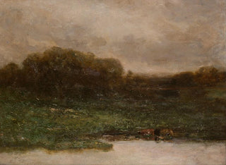 Sommerabenddämmerung - Edward Mitchell Bannister — Ansicht des Kunstwerks
