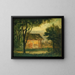 Die alte Familienhaus - Edward Mitchell Bannister — gerahmtes Bild an der Wand