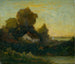 Haus ohne Titel im Wald bei See - Edward Mitchell Bannister — Ansicht des Kunstwerks