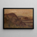 Landschaft ohne Titel mit Felsen - Edward Mitchell Bannister — gerahmtes Bild an der Wand