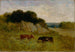 Landschaft ohne Titel mit zwei Kühen - Edward Mitchell Bannister — Ansicht des Kunstwerks