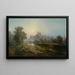 Vue du château de Windsor - Edward Moran — gerahmtes Bild an der Wand