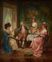 L'heure du thé - Edward Percy Moran — Ansicht des Kunstwerks