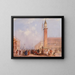 La Piazzetta de Venise - Edward Pritchett — gerahmtes Bild an der Wand