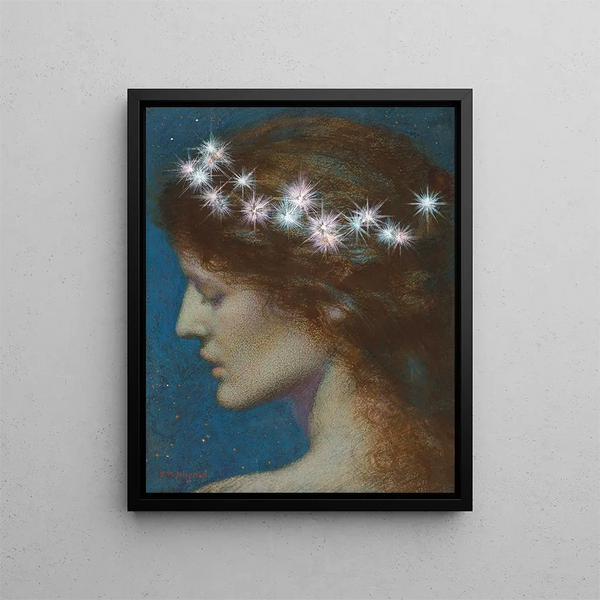 Nacht - Edward Robert Hughes — gerahmtes Bild an der Wand
