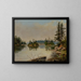 De Bare Island, lac Stony, Ontario - Edward Roper — gerahmtes Bild an der Wand