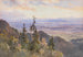 À la Benediktenwand, vue sur Schlehdorf et le Kochelsee - Edward Theodore Compton — Ansicht des Kunstwerks