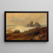 Küstenlandschaft - Edward Theodore Compton — gerahmtes Bild an der Wand