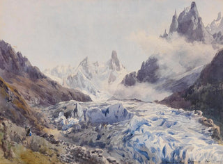 Gletscher der Wälder, Chamonix - Edward Theodore Compton — Ansicht des Kunstwerks