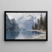 Lac de Braies - Edward Theodore Compton — gerahmtes Bild an der Wand