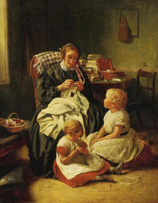 Edward Thompson Davis - An Afternoon With Grandma.webp