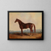 Henri in einer Landschaft - Edward Troye — gerahmtes Bild an der Wand