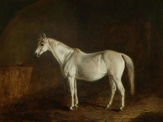 Edward Troye - Reel with Gray Racehorse.webp
