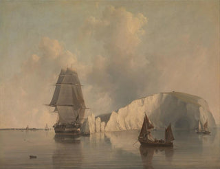 Au large de l'île de Wight - Edward William Cooke — Ansicht des Kunstwerks