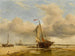 Sur la plage à Scheveningue, Hollande - Edward William Cooke — Ansicht des Kunstwerks