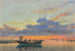 Sonnenuntergang über der Lagune von Venedig - Edward William Cooke — Ansicht des Kunstwerks