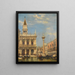 La Piazzetta de Saint Marc Venise - Edward William Cooke — gerahmtes Bild an der Wand