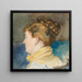 Portrait von Mme Abbey - Edwin Austin Abbey — gerahmtes Bild an der Wand